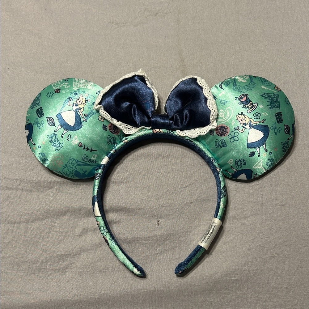 Alice in Wonderland Mouse Ears Headband